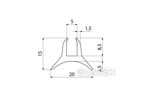 SILIKONPROFILE H-FORM